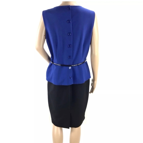 Calvin Klein Sleeveless Button Down Back Sheath Women's Dress Size 6 - Picture 2 of 6